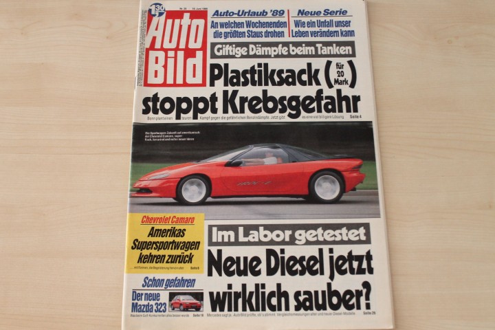 Deckblatt Auto Bild (25/1989)